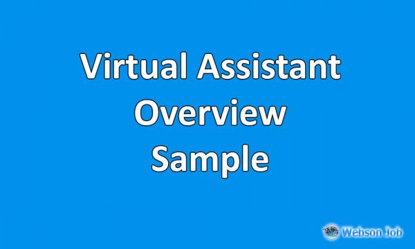 Upwork Profile Overview Sample for Virtual Assistant