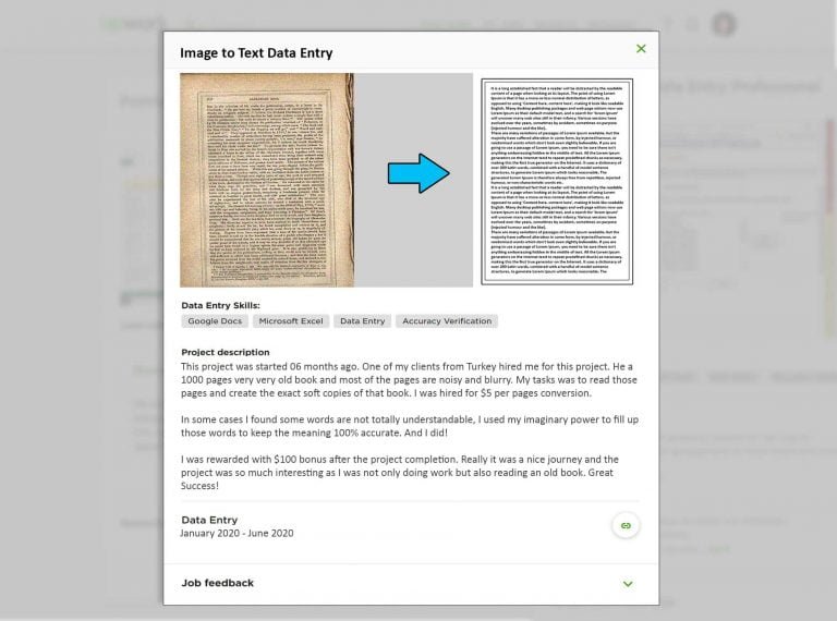 Data Entry Portfolio Samples for Upwork Freelancer - WebsonJob ...